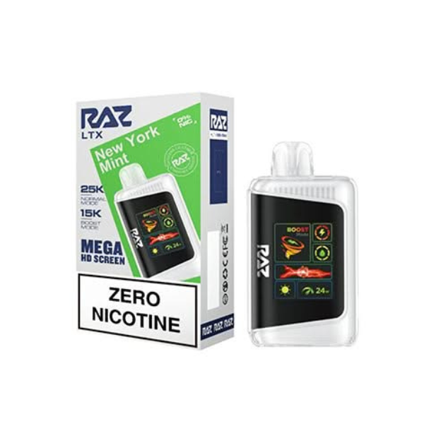 RAZ LTX 25K ZERO DISPOSABLE VAPE - 25,000 PUFFS