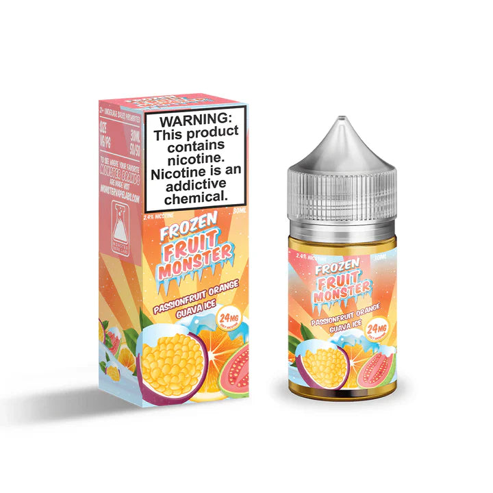 Frozen Fruit Monster Passionfruit Orange Guava Salt 30ml