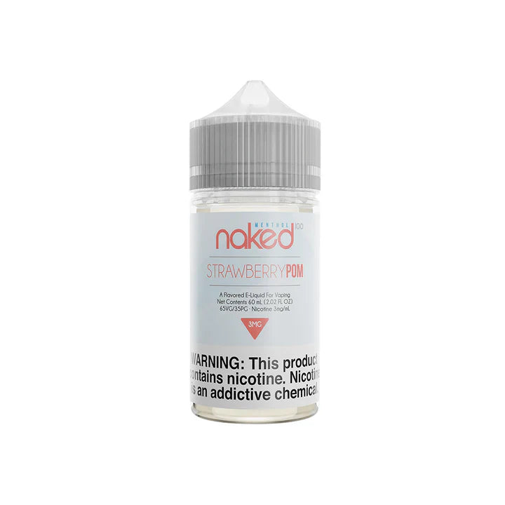 Naked Menthol Strawberry Pom 60ml